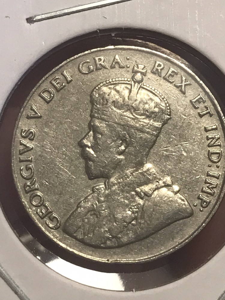 1931 Canada Five Cent Coin KM29