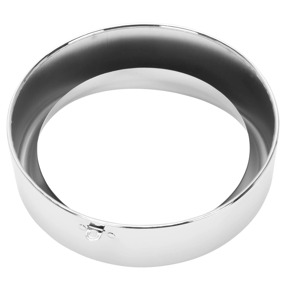 Cycle Standard Headlight Visor - 7" Headlight - Chrome - Replaces # 69734-05