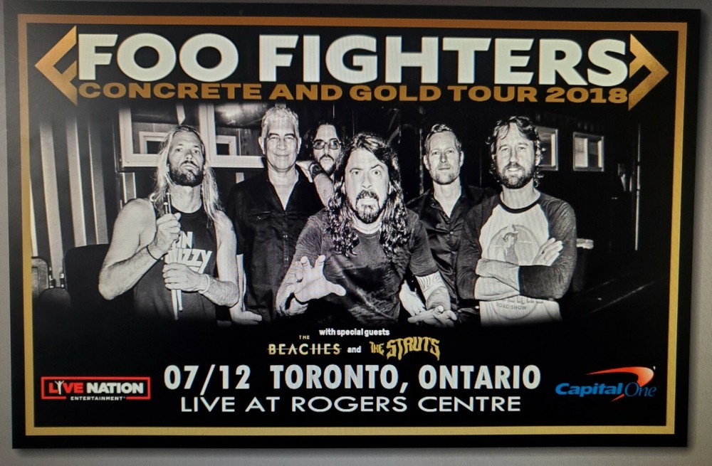 Foo Fighters Toronto Tour Poster