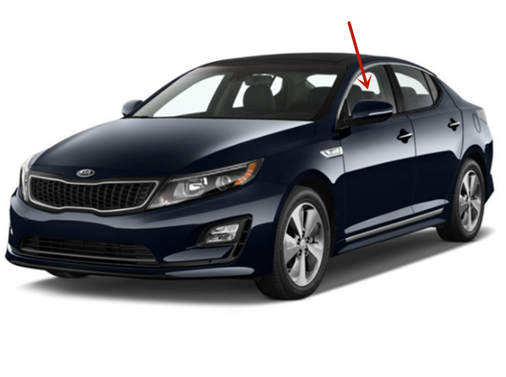 Fits 2011-2015 Kia Optima Driver Side Left Front Door Window Glass