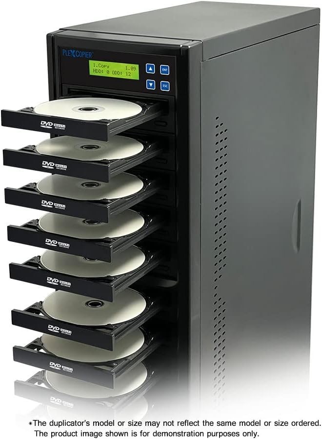 PlexCopier 24X SATA 1 to 11 CD DVD M-Disc Supported Duplicator Writer Copier