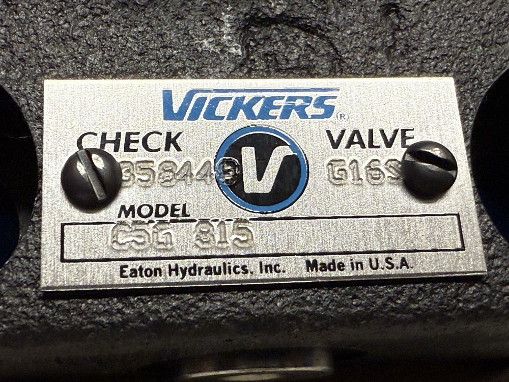 Vickers C5G-815 Check Valve G16S New