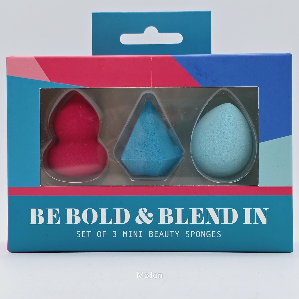 Be Bold Mini Blender Beauty Sponges Gift Set - Spade Diamond Teardrop