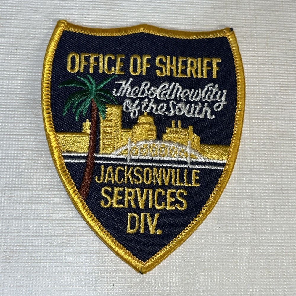 Jacksonville Corrections Office Of Sheriff Shoulder Patch Small OBSOLETE