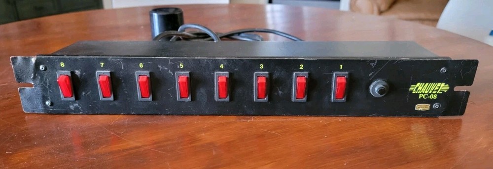 Chauvet PC-08 Power Panel 8 Switches