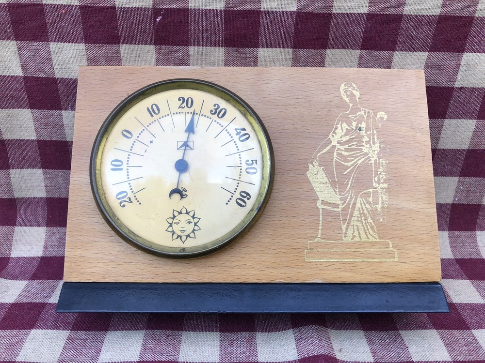 Soviet tabletop Barometer-Hygrometer atmospheric pressur USSR