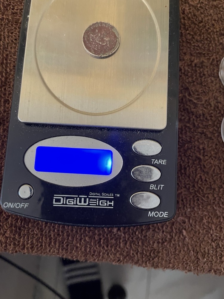 1963 Error Dime, Only Weights 2.1