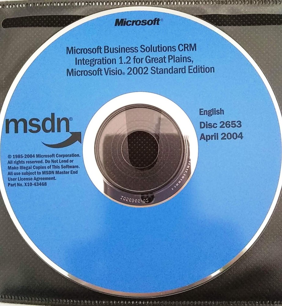 Microsoft Visio 2002 Standard Edition w/ 5 Keys & Licenses for 5 PCs