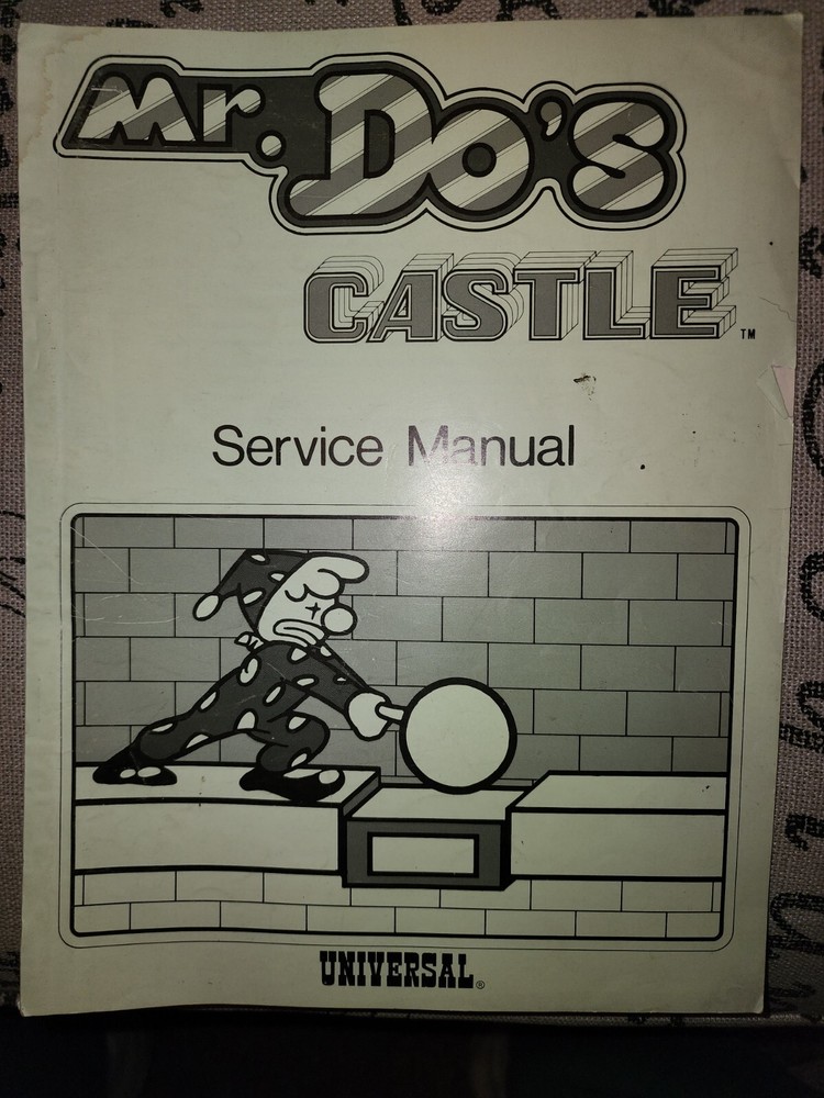 Mr. Do's Castle Manual Arcade Universal