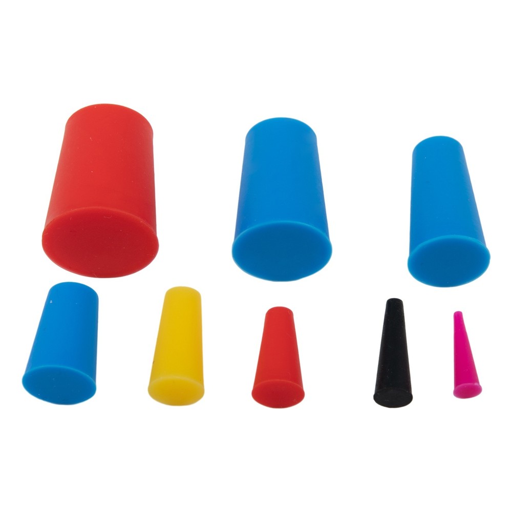 105Pcs High Temp Masking Powder Coating Silicone Cone Assortment Kit