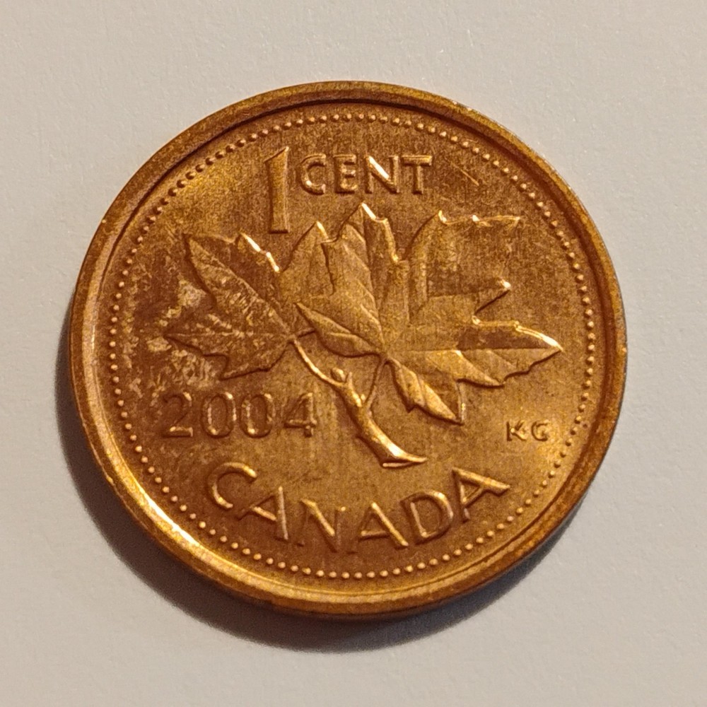 2004 - One (1) Canadian Cent - 1