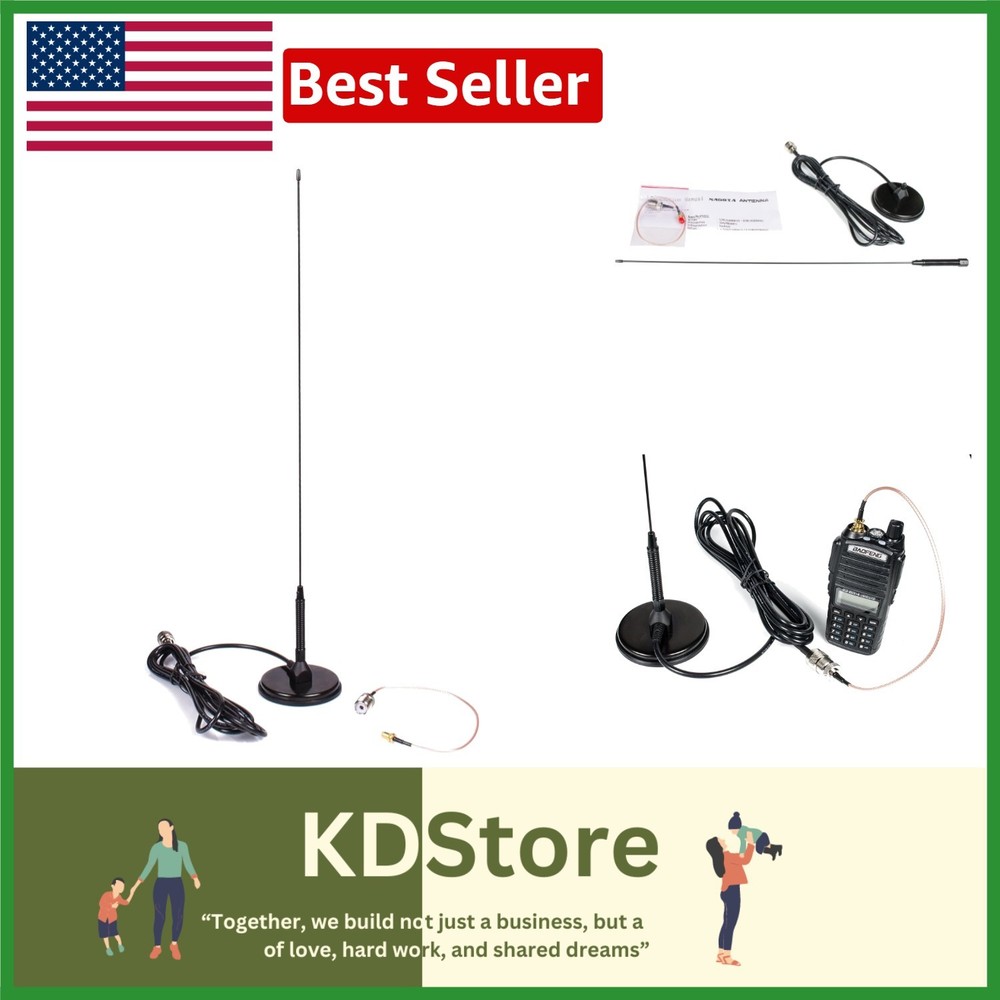 Authentic 20-Inch Super Loading Coil Magnetic Antenna for Enhanced Reception