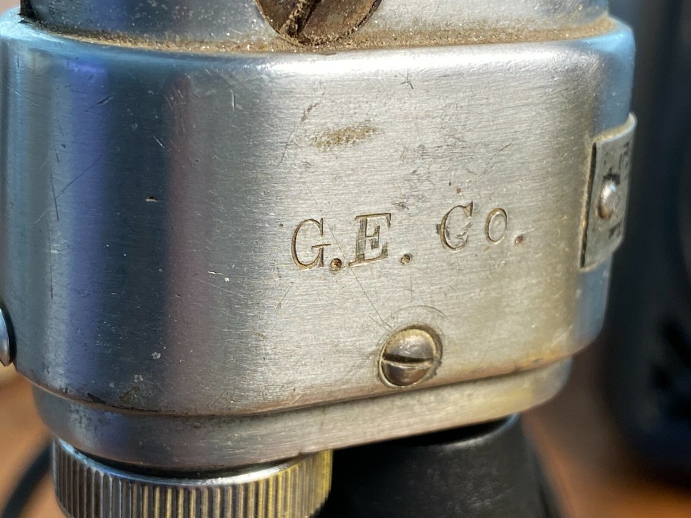 Vintage 1940's TURNER 211 Dynamic Microphone-working with stand & cable