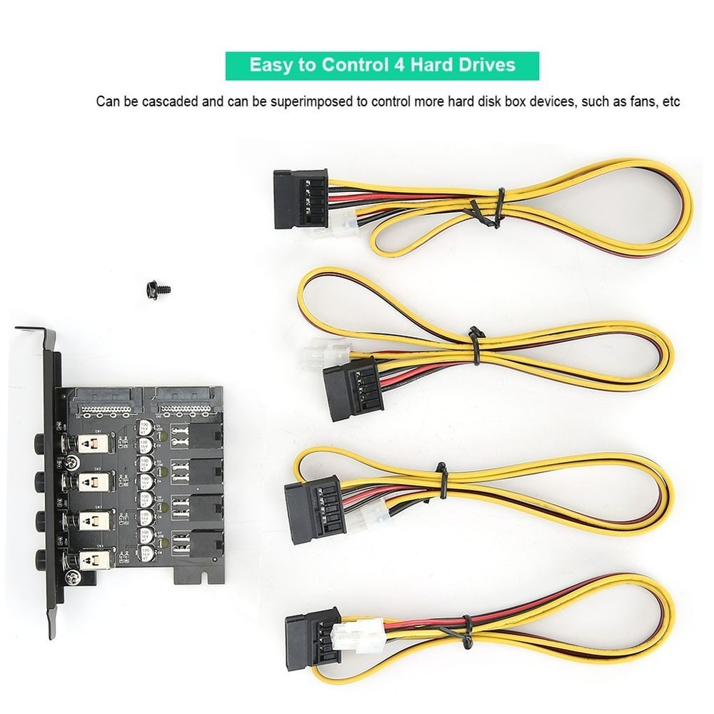 HDD Hard Drive Power Supply Switch Control Module Drive Switcher