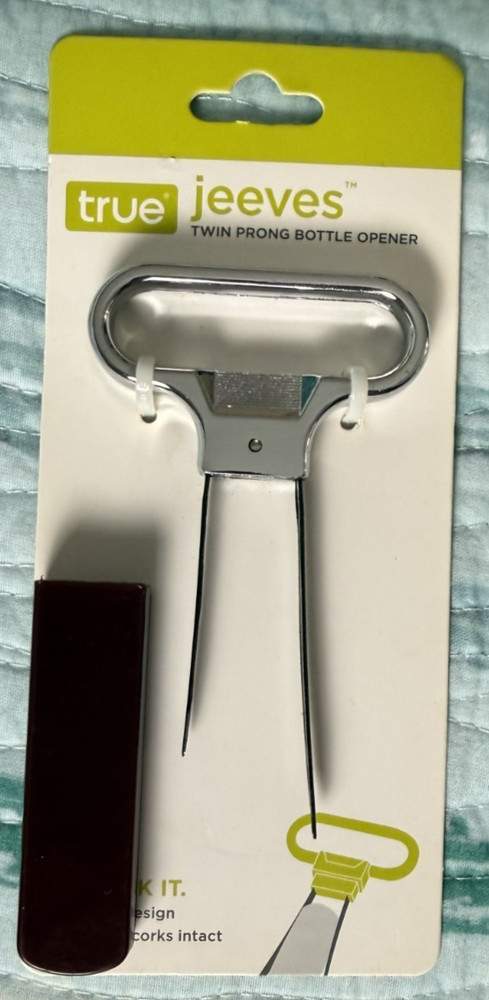 true jeeves Twin Prong Bottle Opener NEW