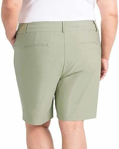 Hilary Radley ~ Solid Sage (Green) ~ Pull-on ~ Bermuda Shorts ~ Womens' Size XL