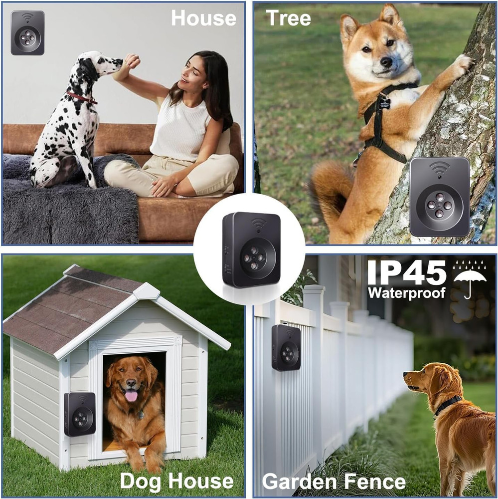 Ultrasonic Anti Barking Device for Dogs - 50Ft Range Bark Control Solution