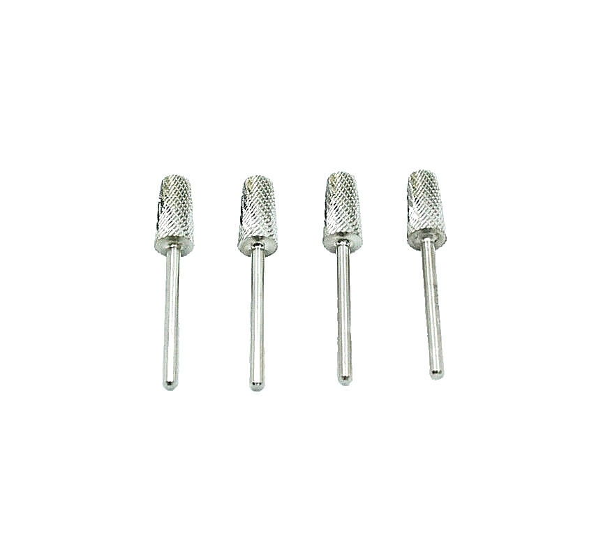 Startool Acrylic Nail Drill 3/32" STM Medium ( 3-in-1 ) Chamfer Silver ( 4 Pcs )