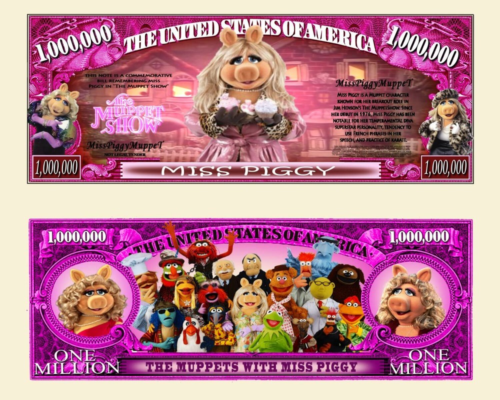 OUR MISS PIGGY NOVELTY NOTE (2 EA)