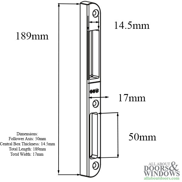 G-U Ferco Center Keeper, E22867, Left Hand