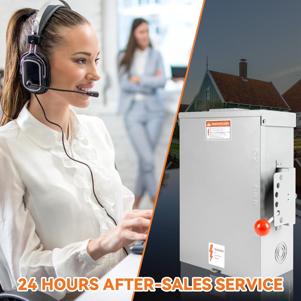 Durable 200A Double-Throw Switch | 48000W Rigorously Tested Power Solution