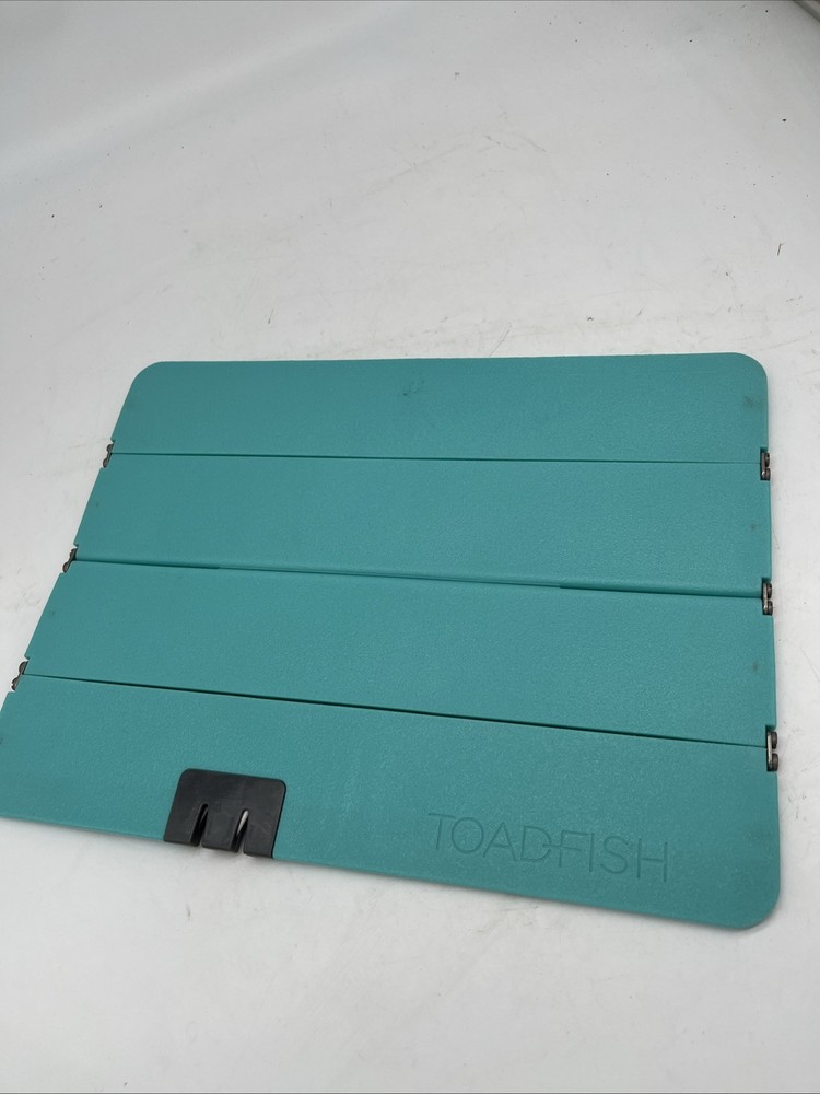 TOADFISH Stowaway Folding Cutting Board w/ Knife Sharpener 12" x 16"