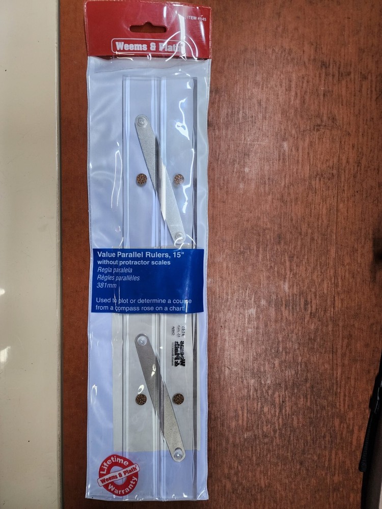 Weems & Plath Marine Navigation Parallel Ruler 15”