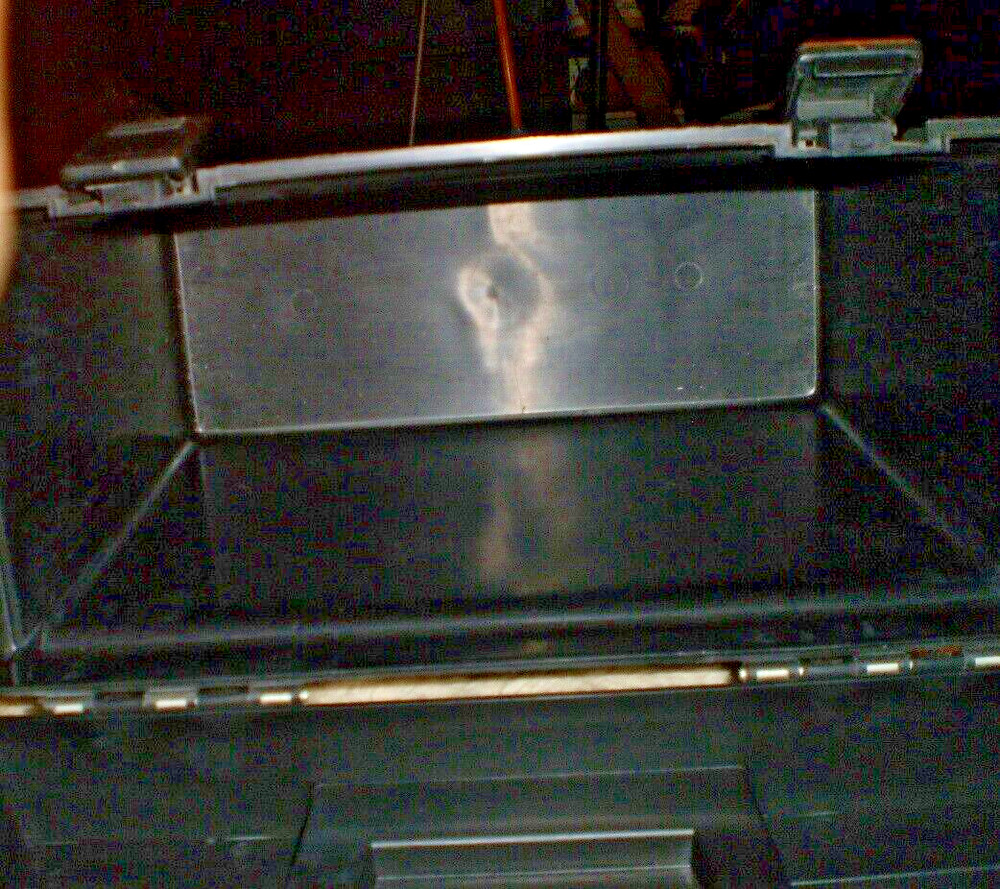 Large Black Storage Container Case with Handle