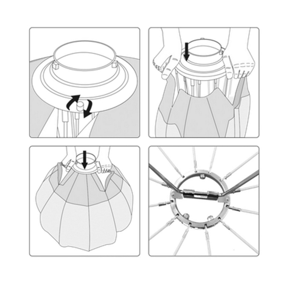 Aputure Lantern 90cm Softbox Light Modifier Compatible with Bowens Mount Light