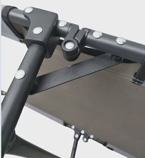Folding Camping Cot Folding Portable Sleeping Bed Comfortable Support 300lb Gray