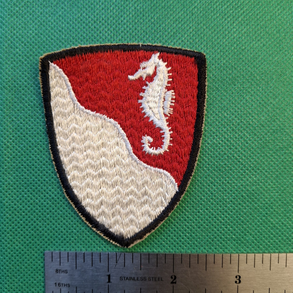 US Army WW2 36th Combat Engineer Regiment "Wave Weave" Patch