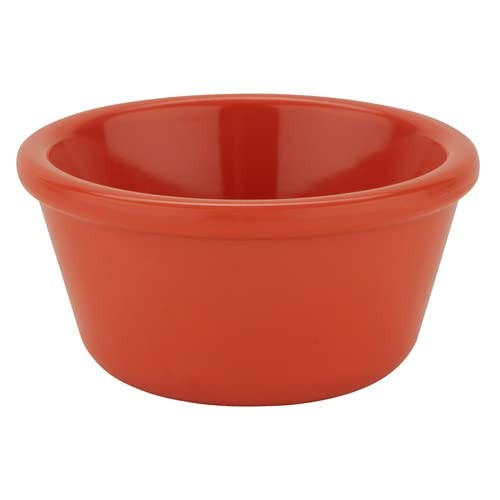 Ramekin - Melamine 3 oz. Capacity, Smooth, Orange, 12/CS