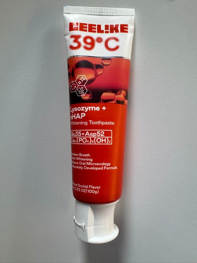 CEELIKE 39°C Lysozyme Toothpaste - Warm Sensation -2 x 3.53 oz