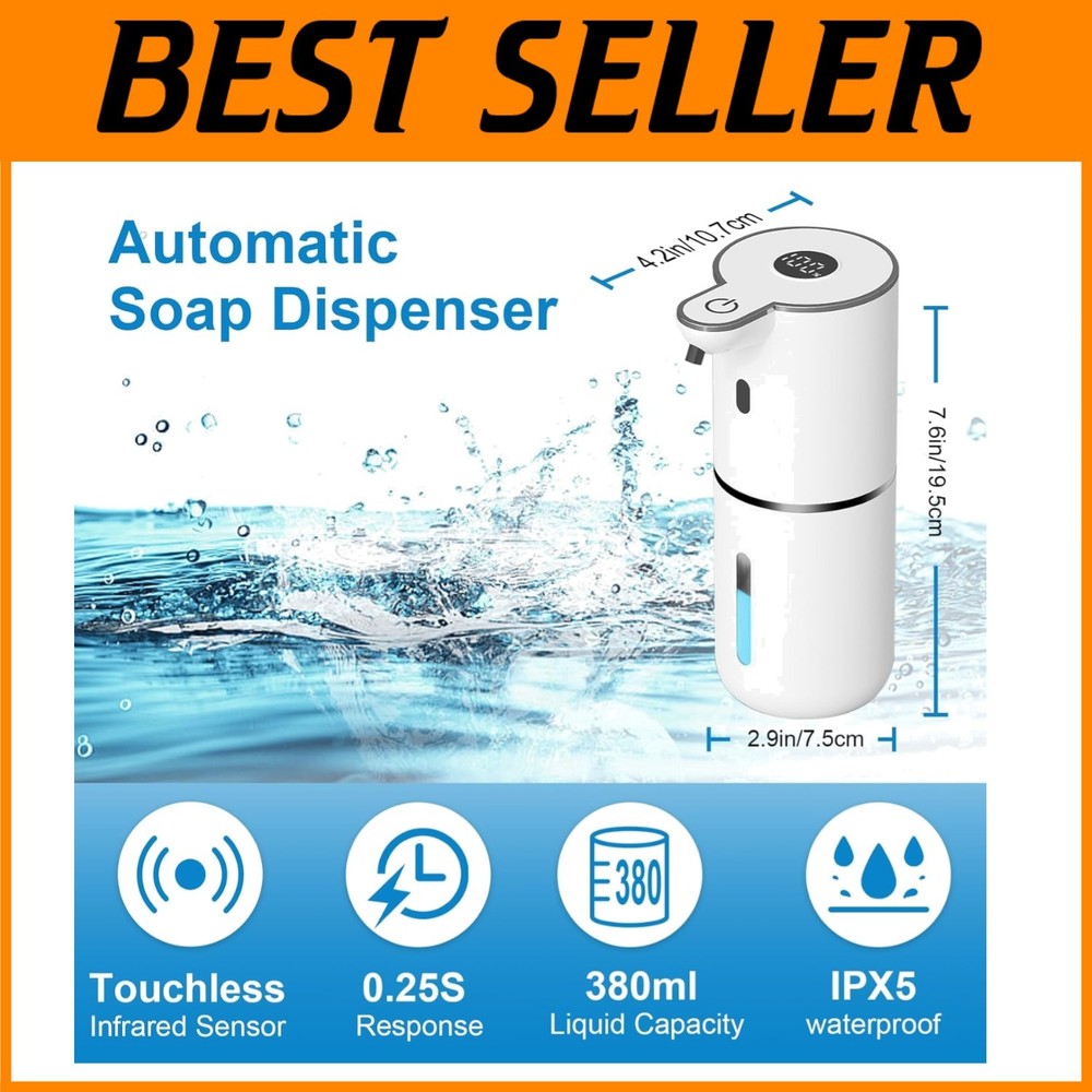 Rechargeable Touchless Soap Dispenser Pair