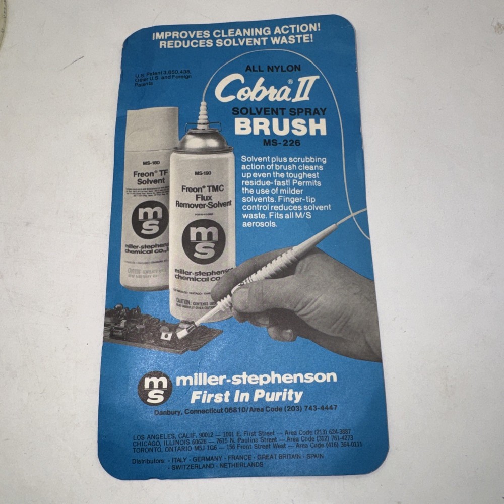 Cobra II Solvent Spray Brush MS-226