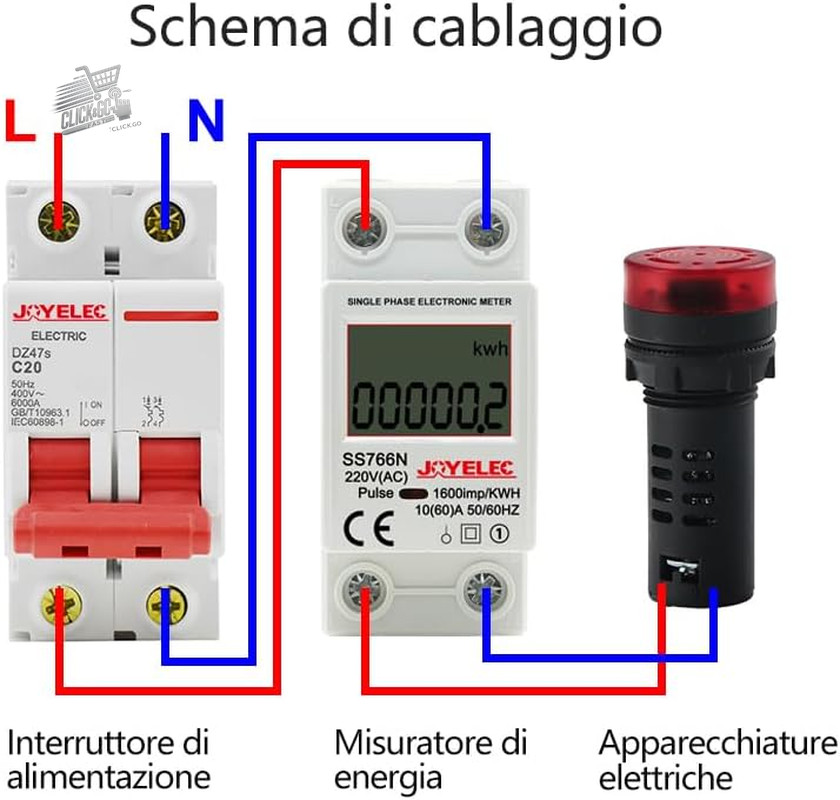 2 pcs SS766N electricity meter, power consumption meter, D meter