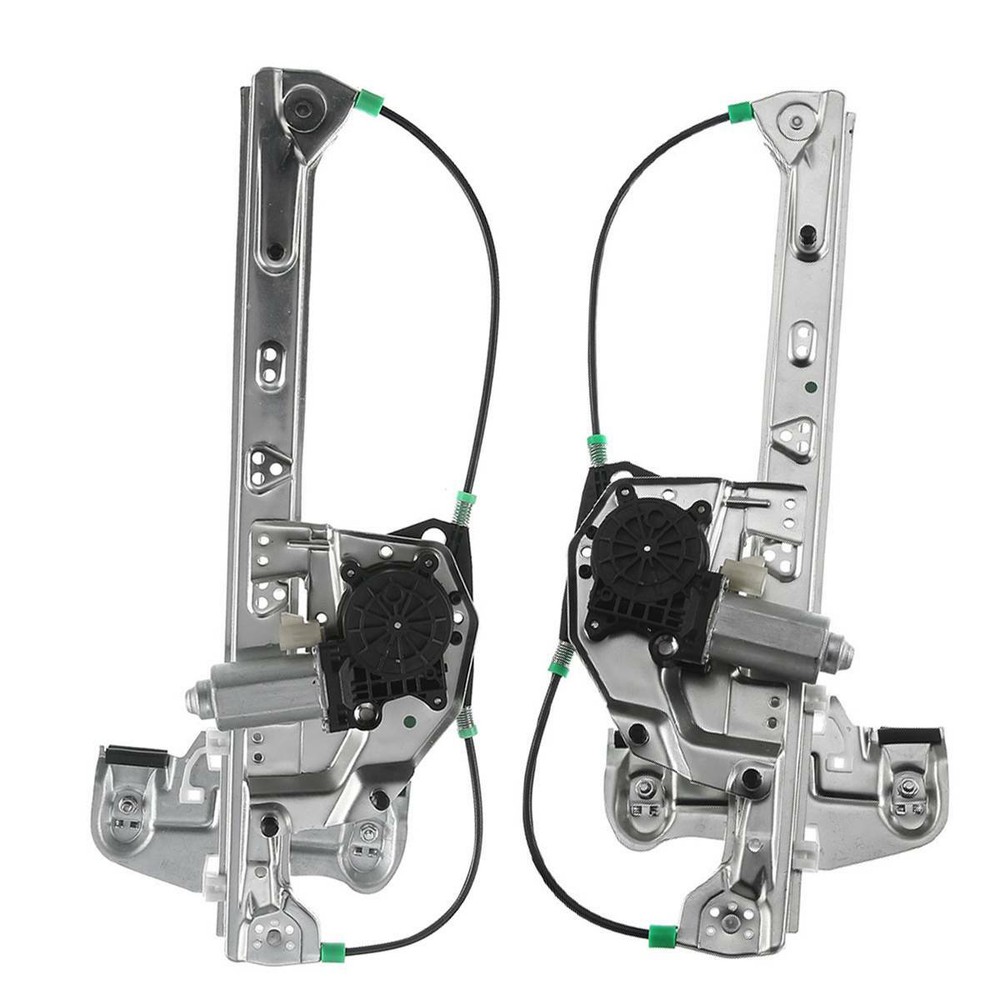 2x Rear Left & Right Window Regulator with Motor for Cadillac DeVille 2000-2005
