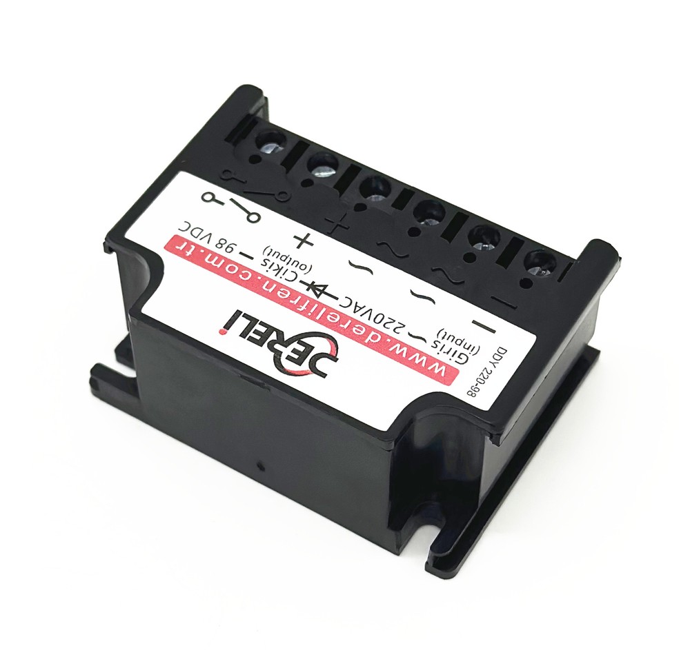 DERELI DDY 220-98 input 220VAC output 98VDC Half-Wave Brake Rectifier module