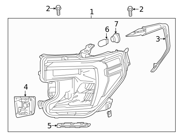Genuine GM Headlamp Socket 84389022