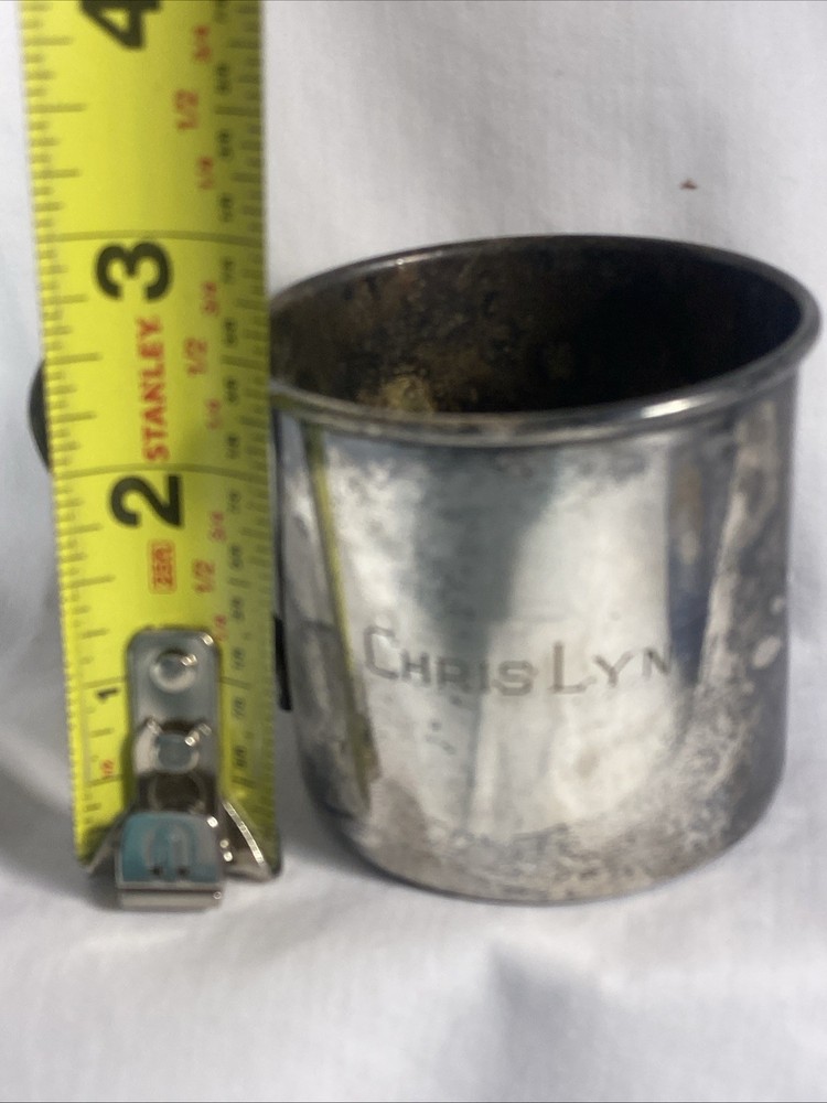 Coronation Community Silver Plate Cup "Chris Lyn"