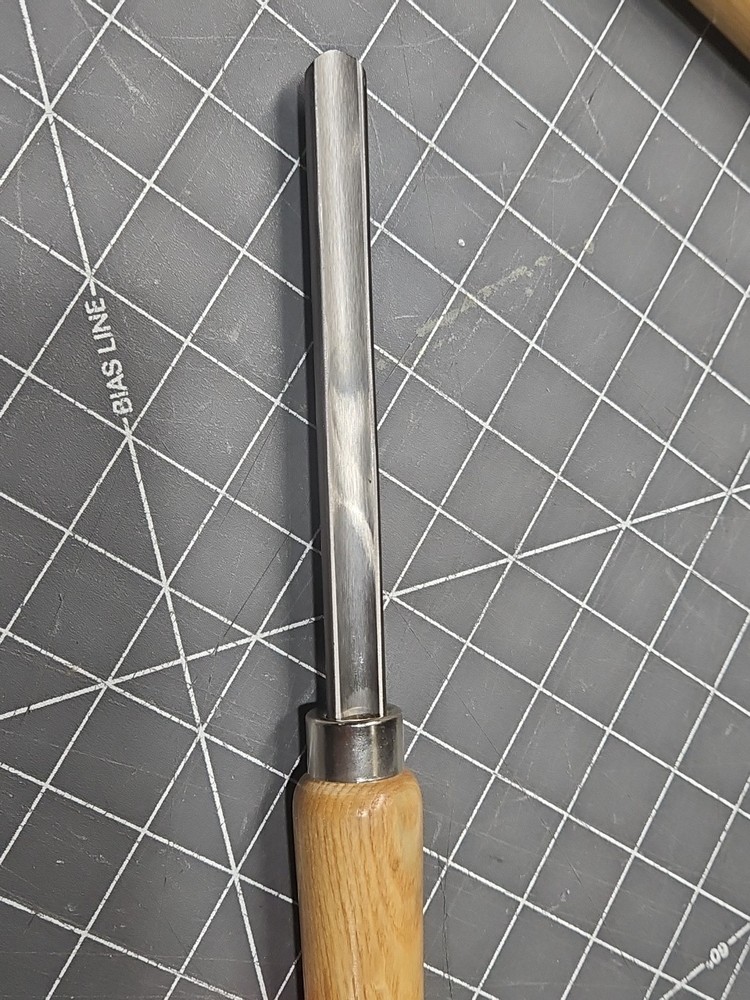 6 Shop Smith Woodturning Tools Chisel Skew Gouges Parting Round Nose (B)