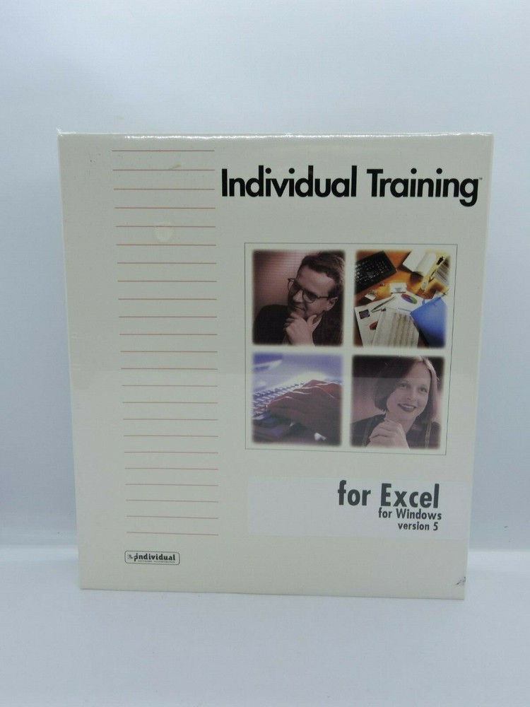 Vintage Individual Training Software For Excel For Windows Ver.5  3.5 disk