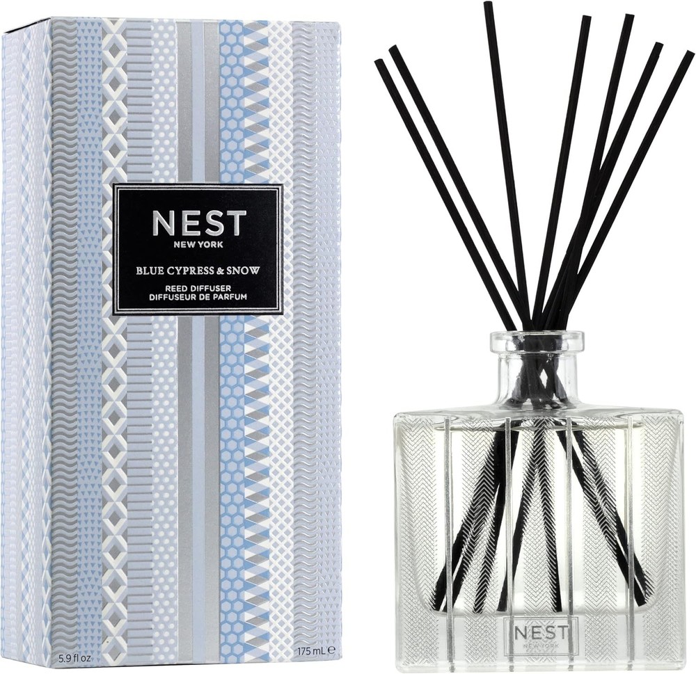 NEST New York Blue Cypress & Snow Reed Diffuser