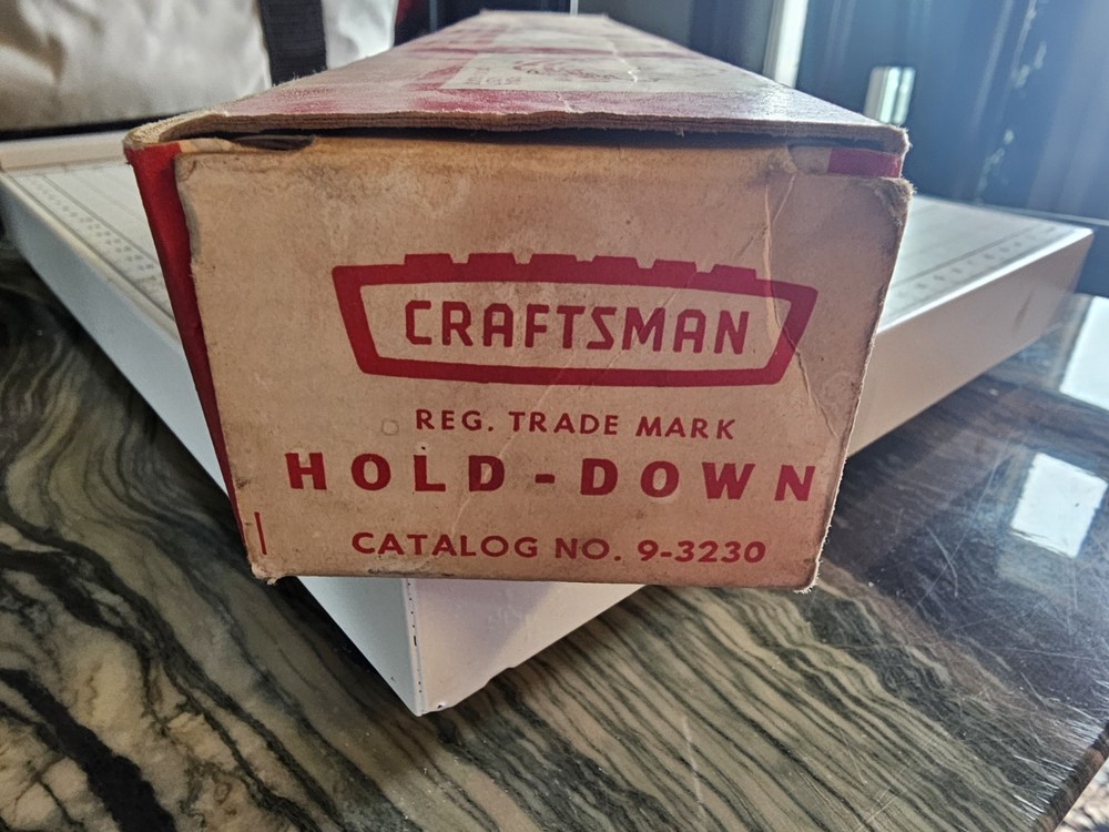 vintage craftsman HOLD DOWN! COMPLETE SET