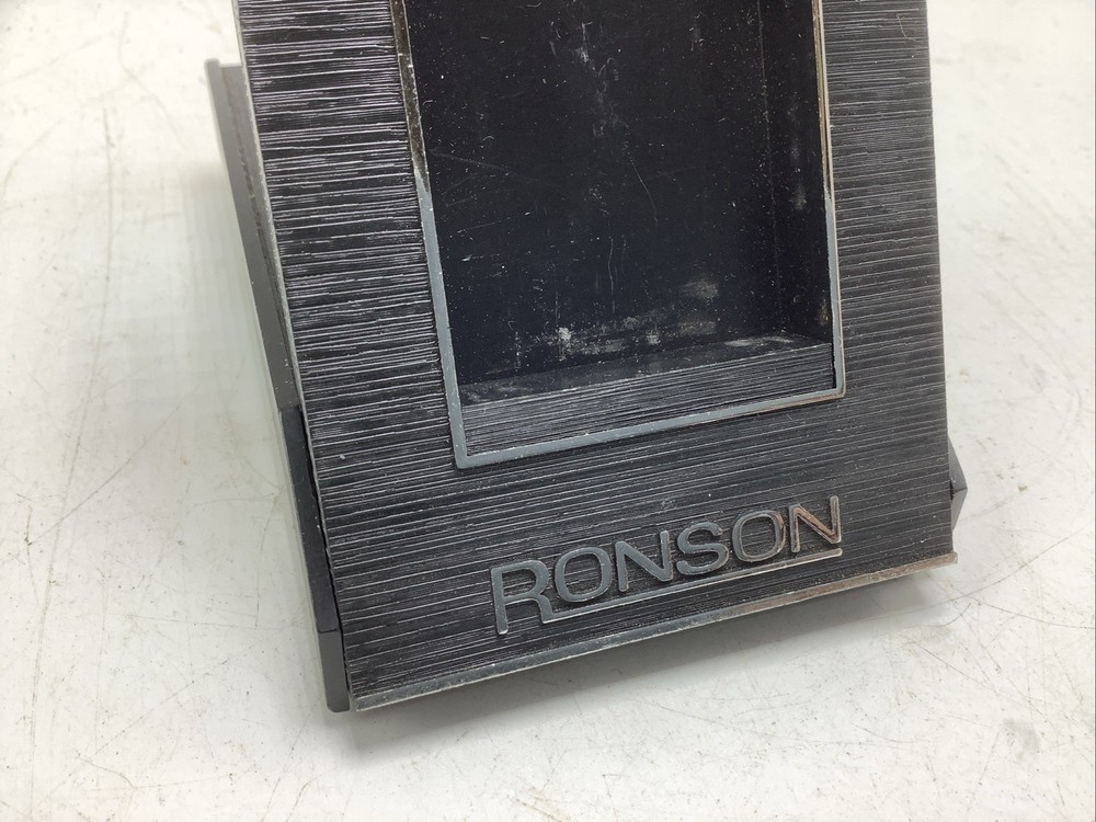 VINTAGE RONSON Black Display LIGHTER BOX ONLY