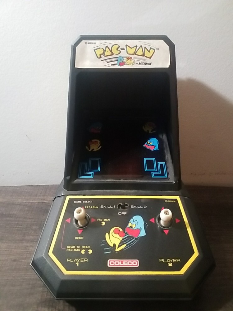 Pac-Man Tabletop Arcade Game - Coleco, 1980s Working! 🕹️