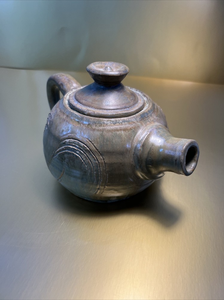 Unmarked Ceramic Teapot green