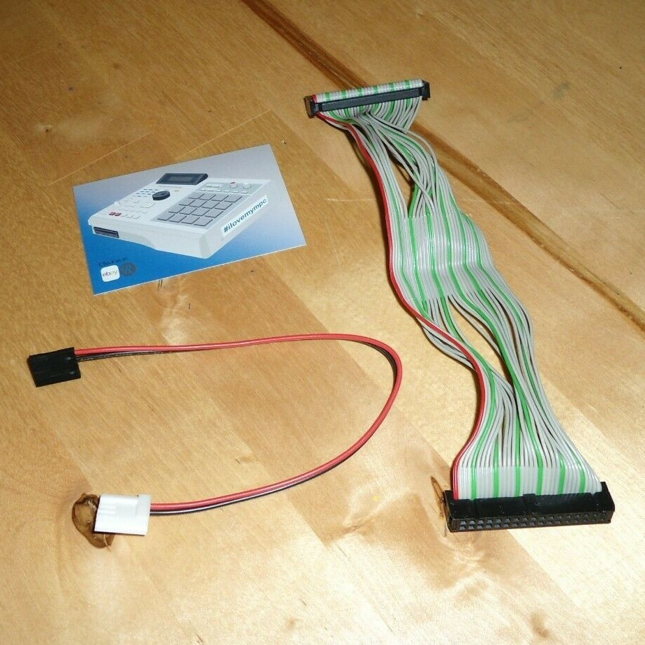 Akai MPC 2000XL Power & Data Floppy Wire Cables