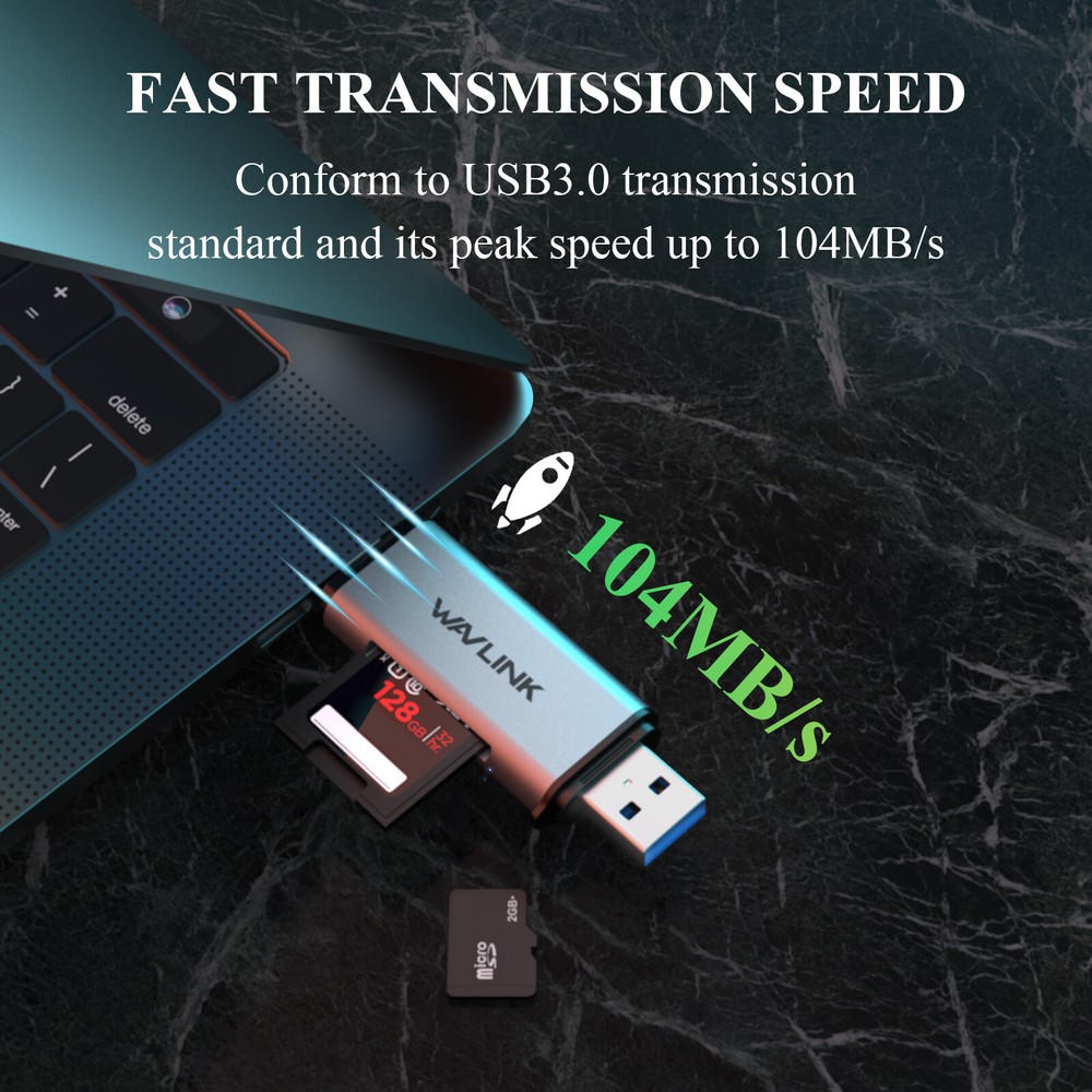 Card Reader USB 3.0 Micro USB Type C Micro SD OTG Memory Adapter Laptop Computer