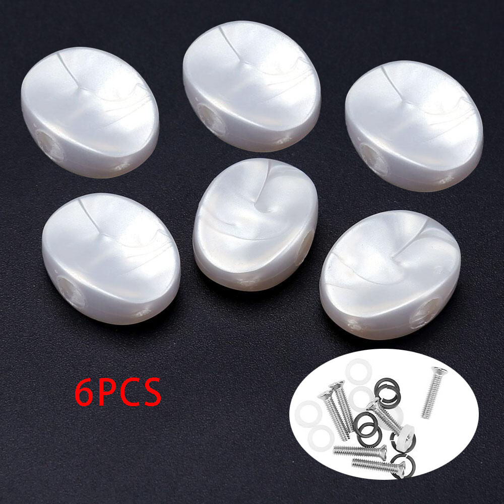 6PCS Guitar Tuning Pegs Tuners Machine Heads Replacement Button Knobs US